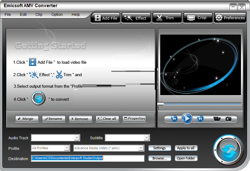 Emicsoft AMV Converter
