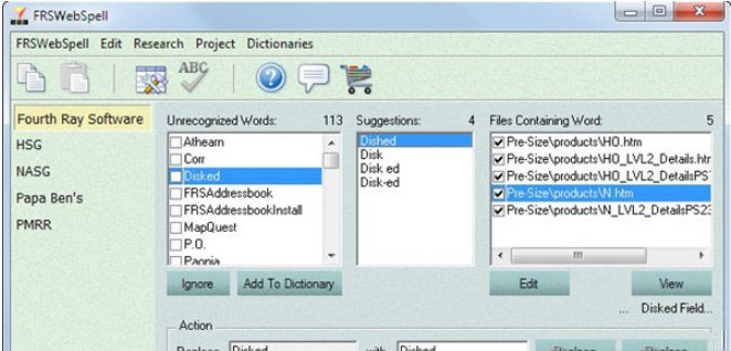 FRSWebSpell网站拼音检查软件
